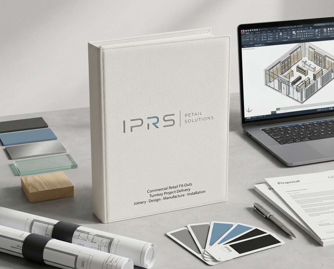 Design proposal and material samples