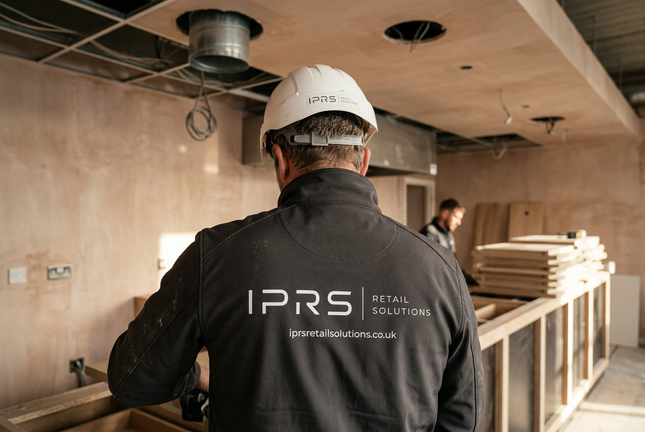 IPRS fitter installing joinery on site